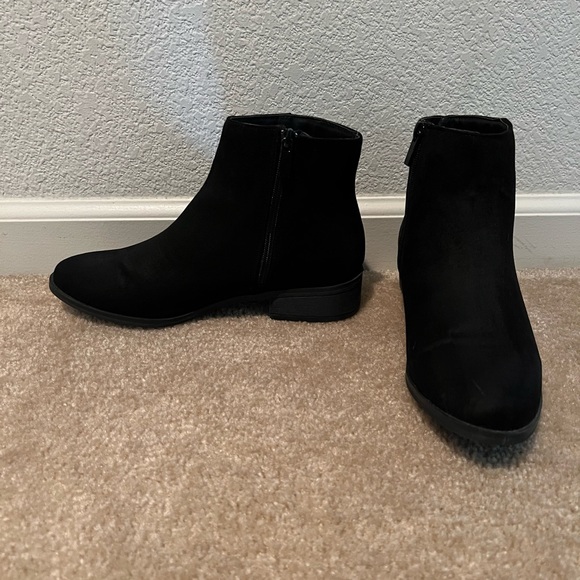 Faux Suede Ankle Booties - Picture 3 of 3